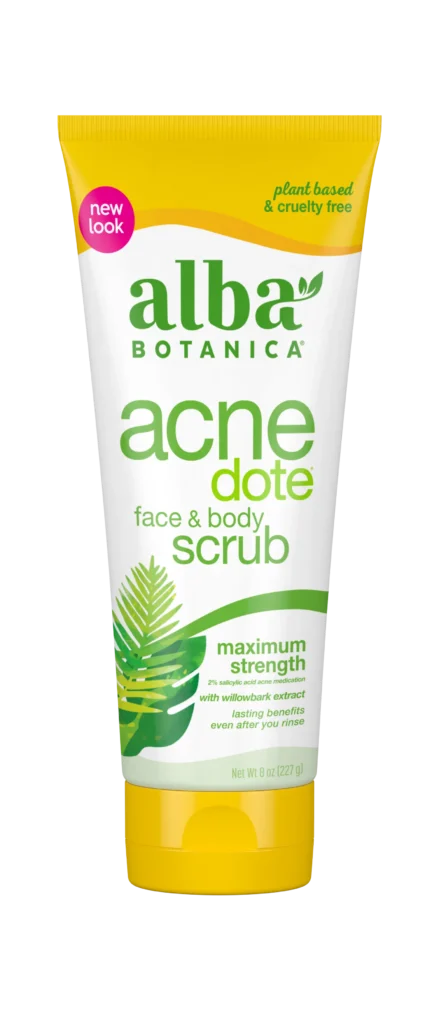 Alba Botanica Acnedote Face & Body Scrub review